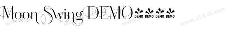 Moon Swing DEMO字体转换